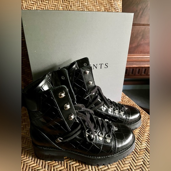 ALLSAINTS Franka Lace-Up Hiker Boot - Picture 3 of 6